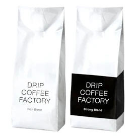 Drip Coffee Factory Rich & Strong Assorted Set, Medium Grind, 2.2 lbs (1 kg), 17.6 oz (500 g) x 2 Bags