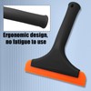Seimneire 6 Inch Car Window Squeegee Silicone Squeegee, Auto Window