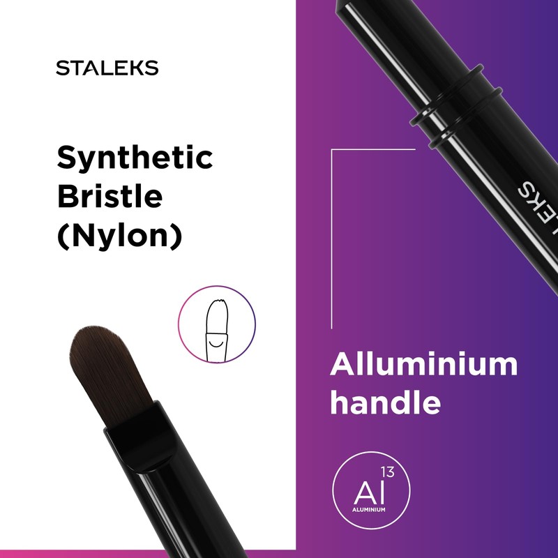 STALEKS PRO Expert Nail Brush Set, Liner, Gel, Ombre &