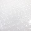 Nails Stickers Nas-018 Alphabet Serif English Letters [White] Nail Sticker