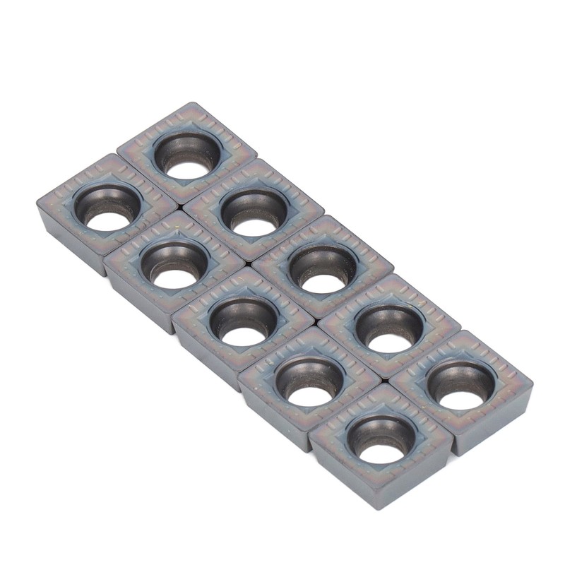 10 Pcs Carbide Milling Inserts Colourful Fine Finished CNC Lathe