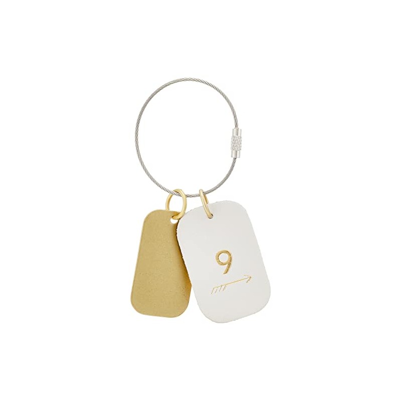 Tideway 638854 Key Chain, 9/O.WHITE