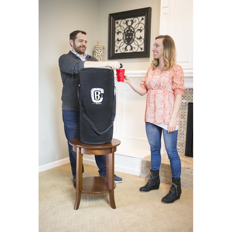 Home brew Keg Cooler & Ice Wrap Bundle. Beer Cooler