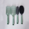 MOA 4-Piece Hair Brush Set: Salon, Scalp Massage & Volume 4-Piece Set/Blue