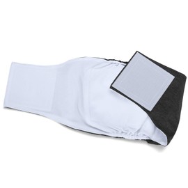 Teamoy Dog Manners Belt, Set of 3, Mesh Lining, Waterproof Fabric, Adjustable Waist Size, Marking Prevention, Nursing Care, Leak Prevention, Male and Boys (L1, Black + Gray + Blue)