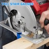 Stair Gauge Aluminum Alloy Hex Flat Gauge with Thumb Screw
