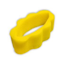 Aquatop Replacement Yellow Pre-Filter Sponge Ring for FZ15 Canister Filter - Removes Large Debris & Protects Main Filter Media - Keeps Aquarium Water Clear, RPF-FZ15