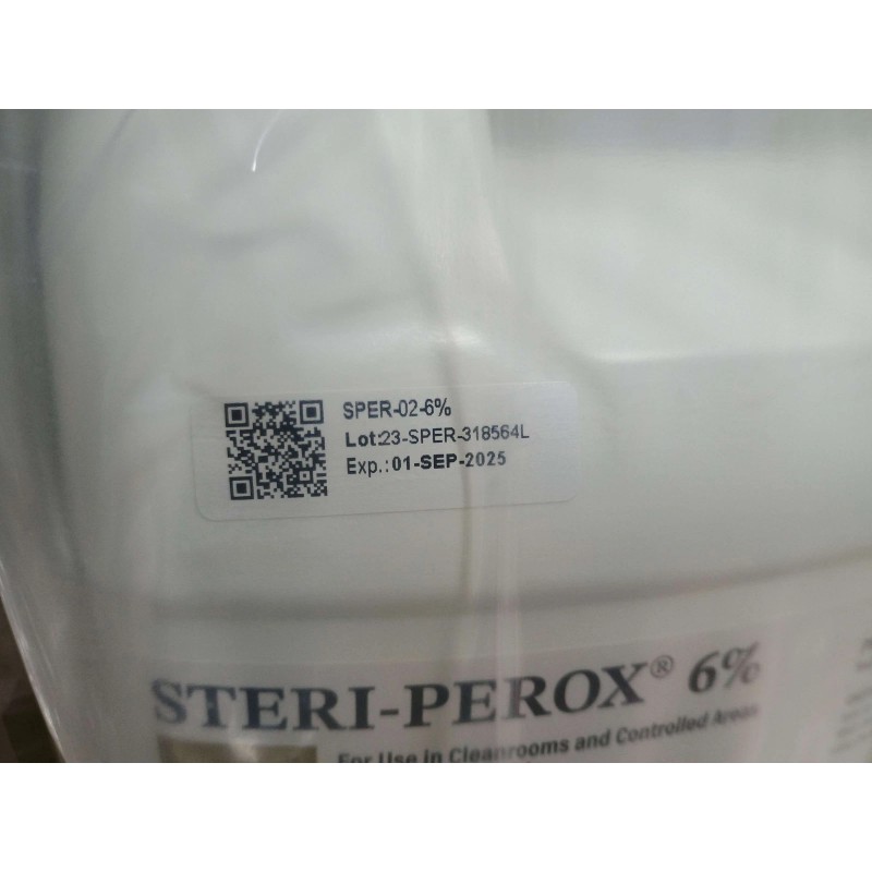 STERI-PROX STERI-PEROX Hydrogen Peroxide 6% Sterilant 4-1 Gallon Plastic Bottles