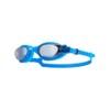 TYR Unisex Adult Vesi Low Profile Swimming Goggles - Smoke/Blue/Blue,