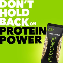 Wonderful Pistachios In Shell, Roasted and Salted Nuts, 32 Ounce Bag, Healthy Snack, Protein Snack, Pantry Staple