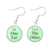 Funny Earrings In One Ear and Out the Other Earrings