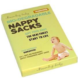 Beaming Baby Bio-degradable Nappy Sacks Fragranced - 5 x packs of 60 (300 bags)