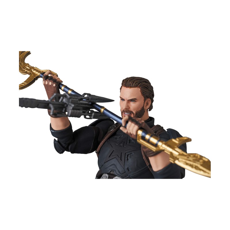 Medicom Toy MAFEX No.122 Captain American Infinity WAR Ver. Total