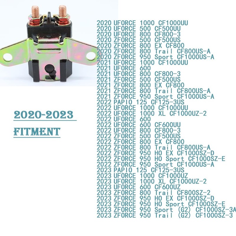 Starter Solenoid Relay Fit for CFMOTO UFORCE 600 1000,ZFORCE 950