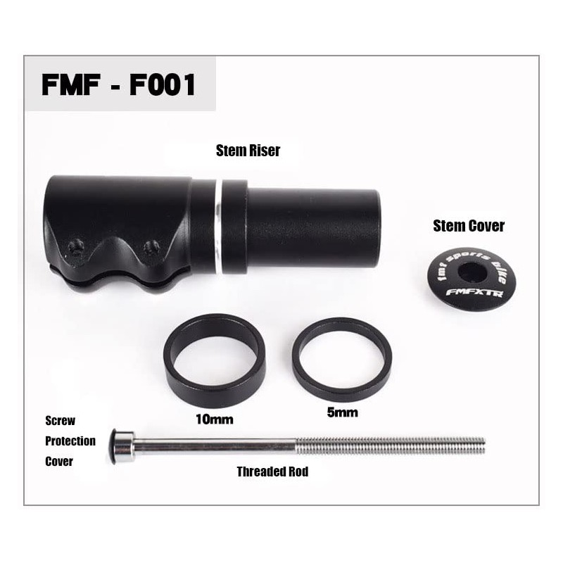 FOMTOR Bike Stem Riser, 115mm Handle Bar Stem Riser, Stem