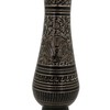 Zap Impex Carving Work Brass Flower Vase For Home Office