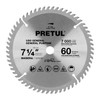 Pretul ST-760P, Disco sierra 7-1/4" para madera 60 dientes centro
