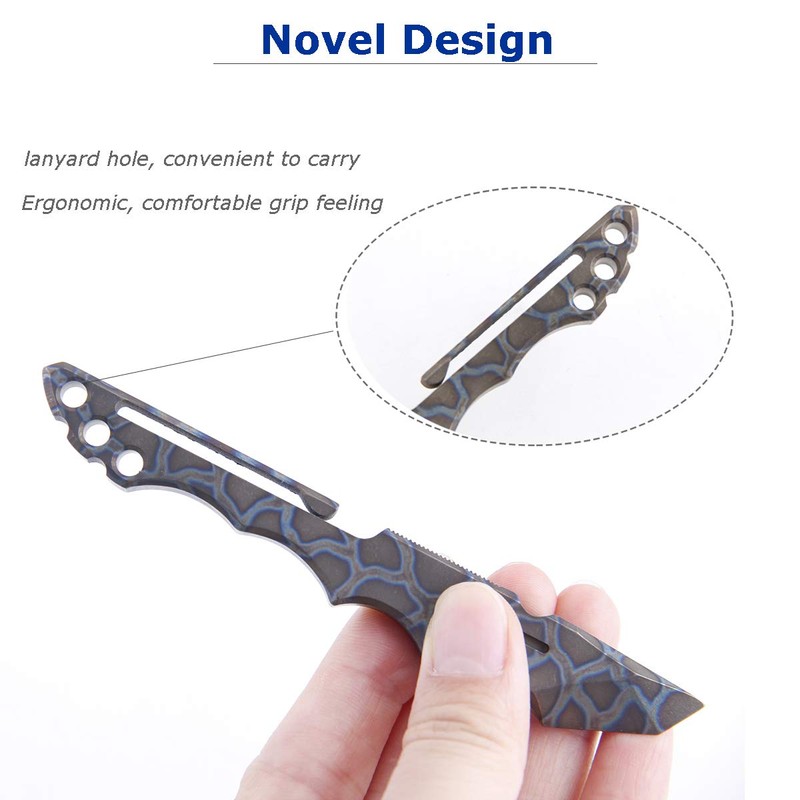 Titanium Pry Bar EDC Multi Tool with Bottle Opener Box