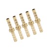 Partuto 5mm Brass Barb Hose Fitting Straight Joiner for Air