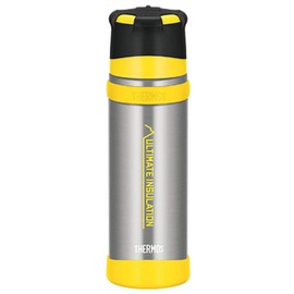 THERMOS FFX-501 Yamasen Stainless Steel Bottle, 16.9 fl oz (500 ml), Clear Stainless Steel