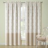 D DS CURTAIN Odisha Tan Circle Polyester Rod Pocket Printed
