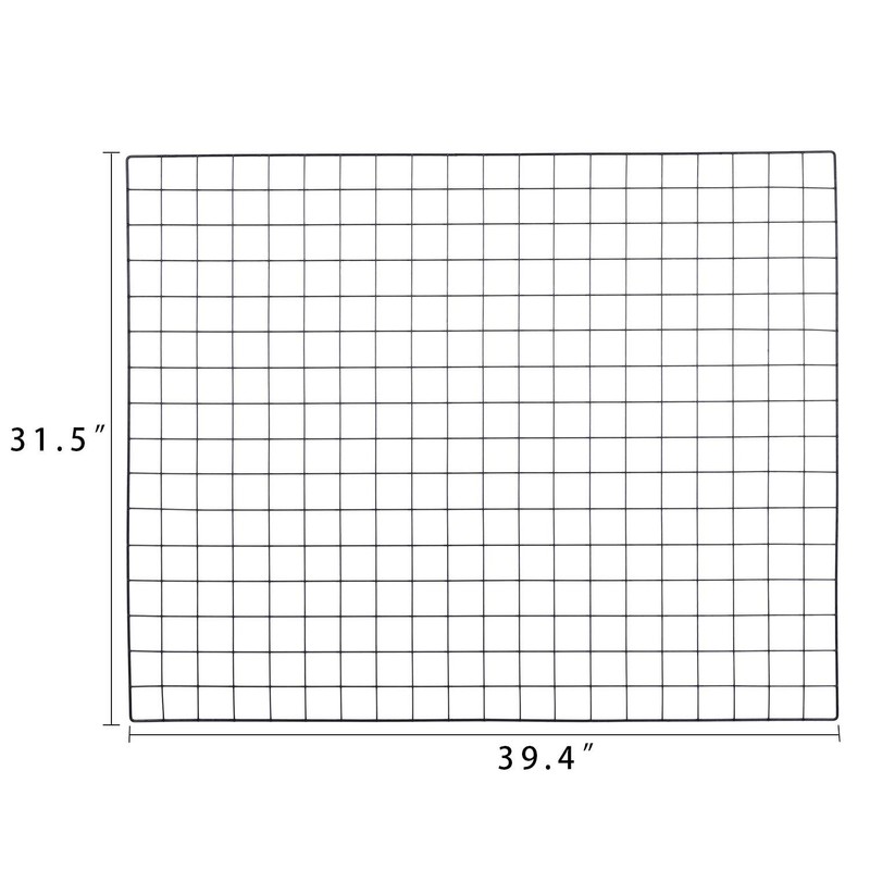 Kaforise Vinyl Dipped Wire Wall Grid Panel, Multifunction Photo Hanging