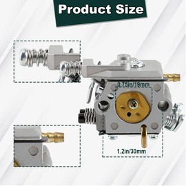 ZAMDOE Wt-992 A021003330 Carburetor Replacement for Walbro Chainsaw for Echo CS-352 CS352 CS-353 CS-352ES Chainsaw Tune-up Kits with Spark Plug Gaskets Fuel Line Filter Kit Carb