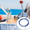 uxcell 2pcs 14ft 4.3 Meter 169inch Marine Throttle Shift Remote