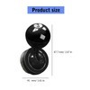 DIMITU Car Push Starter Button Joystick, Metal, Black, Push Button,