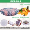 10Pcs Reusable Bowl Covers In 5 Size, Stretch Cloth Fabric