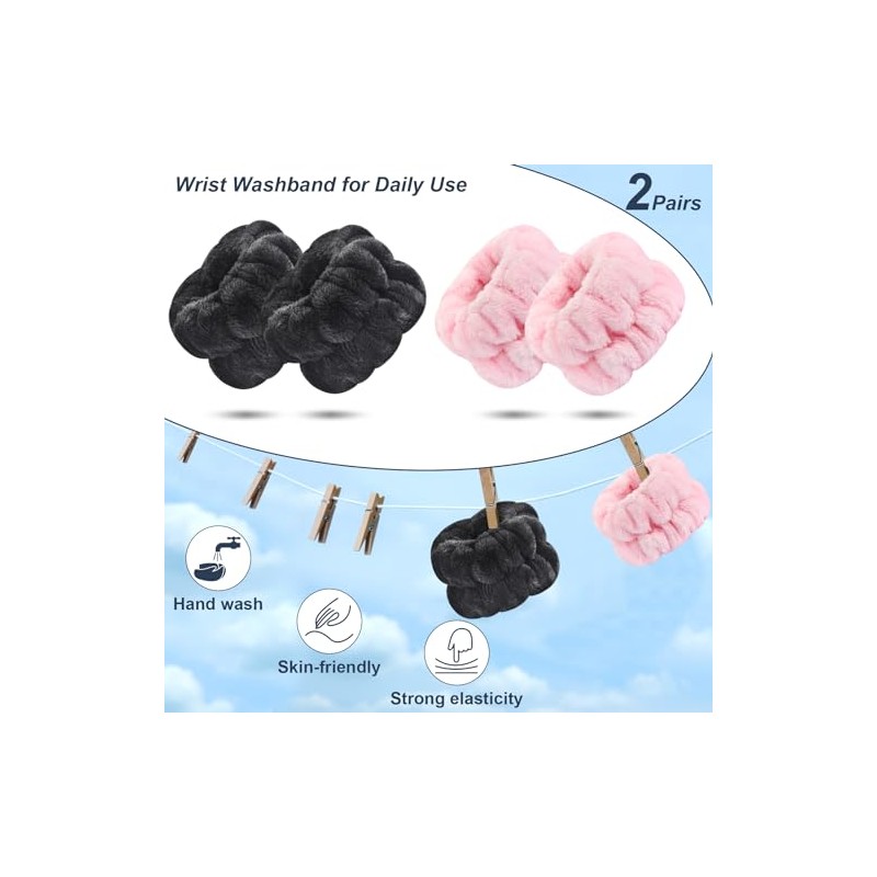 Toallas de muñeca para lavar la cara, dorbetar, muñequeras de