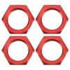 4 Pcs 24mm Wheel Hex Hub Nut Aluminum Alloy High