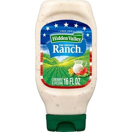 Hidden Valley® Original Ranch® Aderezo y cobertura para ensaladas, sin gluten, botella de 16 onzas (el paquete puede variar)