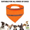 Reflective Dog Bandana, Triangle Dog Bandana, Bib, Adjustable Pet Scarf