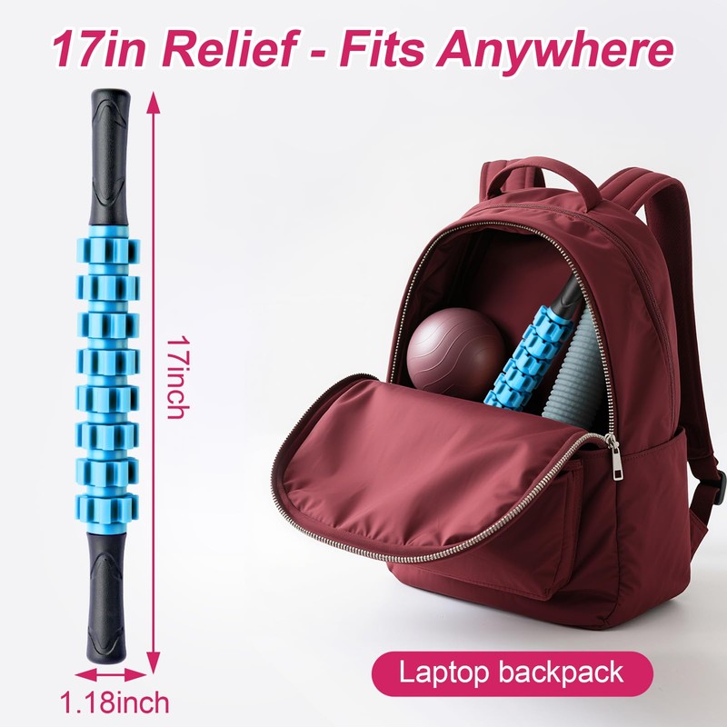 Massage Roller, Muscle Roller Stick, Therapy Roller Stick for Legs,