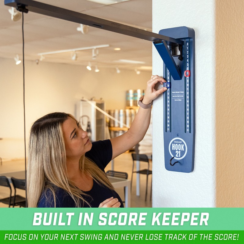 GoSports Hook21 Ring Swing Game -Ring Toss Game with Foldable