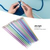 20 Pairs Knitting Needles, 3-10mm Knitting Needle Set,Colored Straight Single