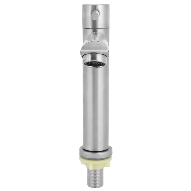 G1/2in Stainless Steel Bathroom Basin Sink Faucet Single Cold Water