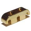 Bass guitar string tree retainer in gold