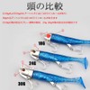 Tolure Jig Head Soft Lures 18g Plastic Fishing Lures with