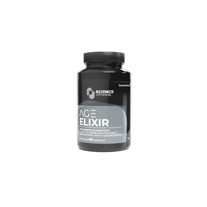 Age Elixir Suplemento Urolitina Trans Resveratrol Nad Carnitina Coenzima Q10