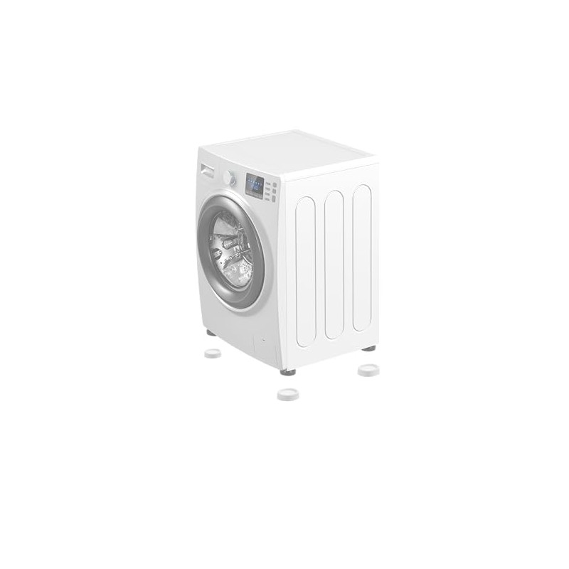 Meliconi Set of 4 Rubber Anti-Vibration Washing Machine and Dryer