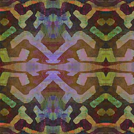 Peel and Stick Wallpaper - Bakuba Lodge / Kola - Select: Single Roll