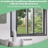 Memrita Portable Air Conditioner Window Vent Kit with Insulation Foam