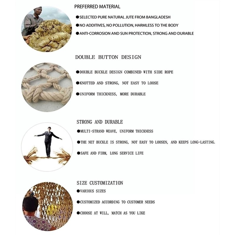 Bird Rope Net Pet Climbing Bird Toys Cargo Net Rope