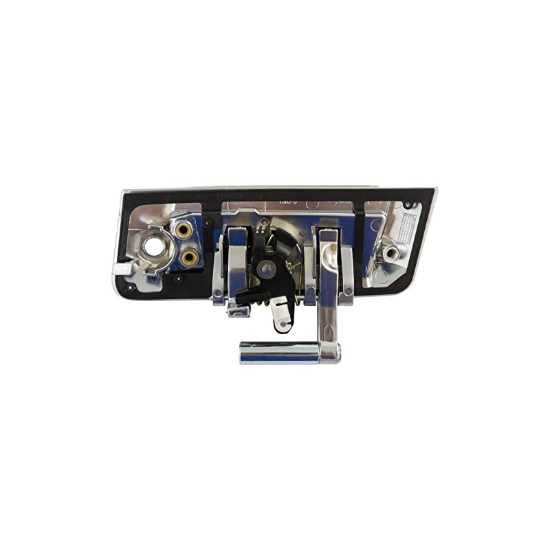 TRQ Left Exterior Door Handle Silver Drivers Side Compatible with