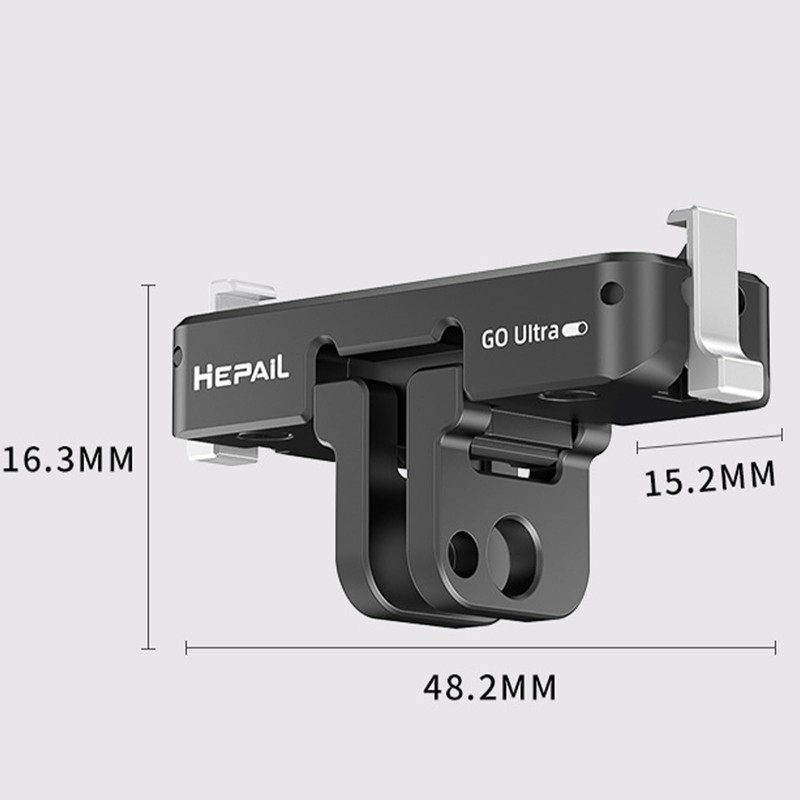 Honbobo Magnetic Mount for Insta360 GO Ultra, Quick Release Mount