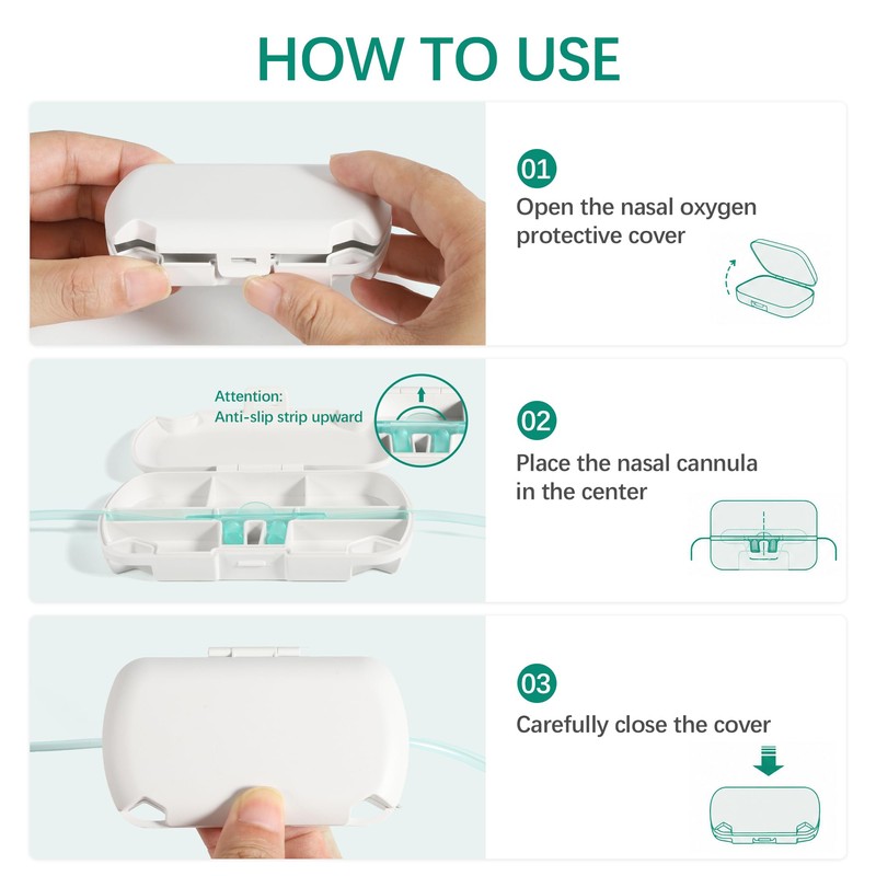 Oxygen Nasal Cannula Protective Cover, 1 Pack