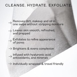 NuFACE Toalla facial Prep-N-Glow 5 unidades
