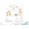 Little Deco DL552-1 Wall Sticker Forest Animals Children's Room Wall